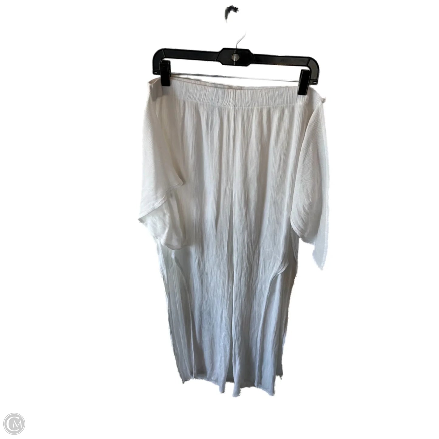 Swimwear Cover-up By Kona Sol In White, Size: L