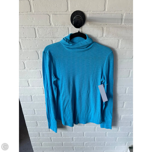 Top Long Sleeve Basic By Gap In Blue, Size: M