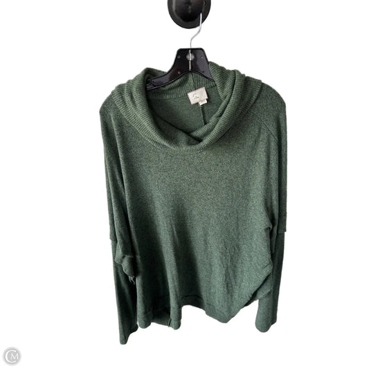 Top Long Sleeve By Anthropologie In Green, Size: Xl