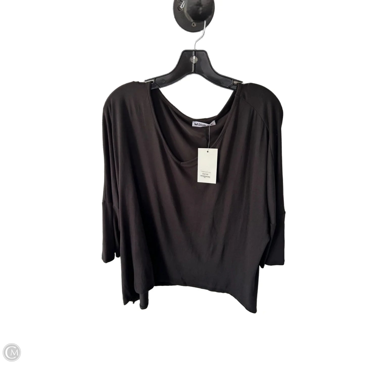 Top Short Sleeve Basic By Clothes Mentor In Black, Size: Xl