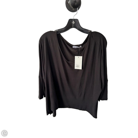 Top Short Sleeve Basic By Clothes Mentor In Black, Size: Xl