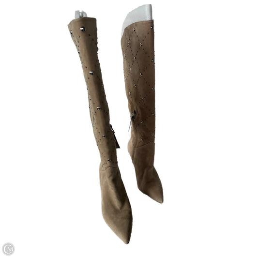 Boots Knee Heels By Vince Camuto In Tan, Size: 10