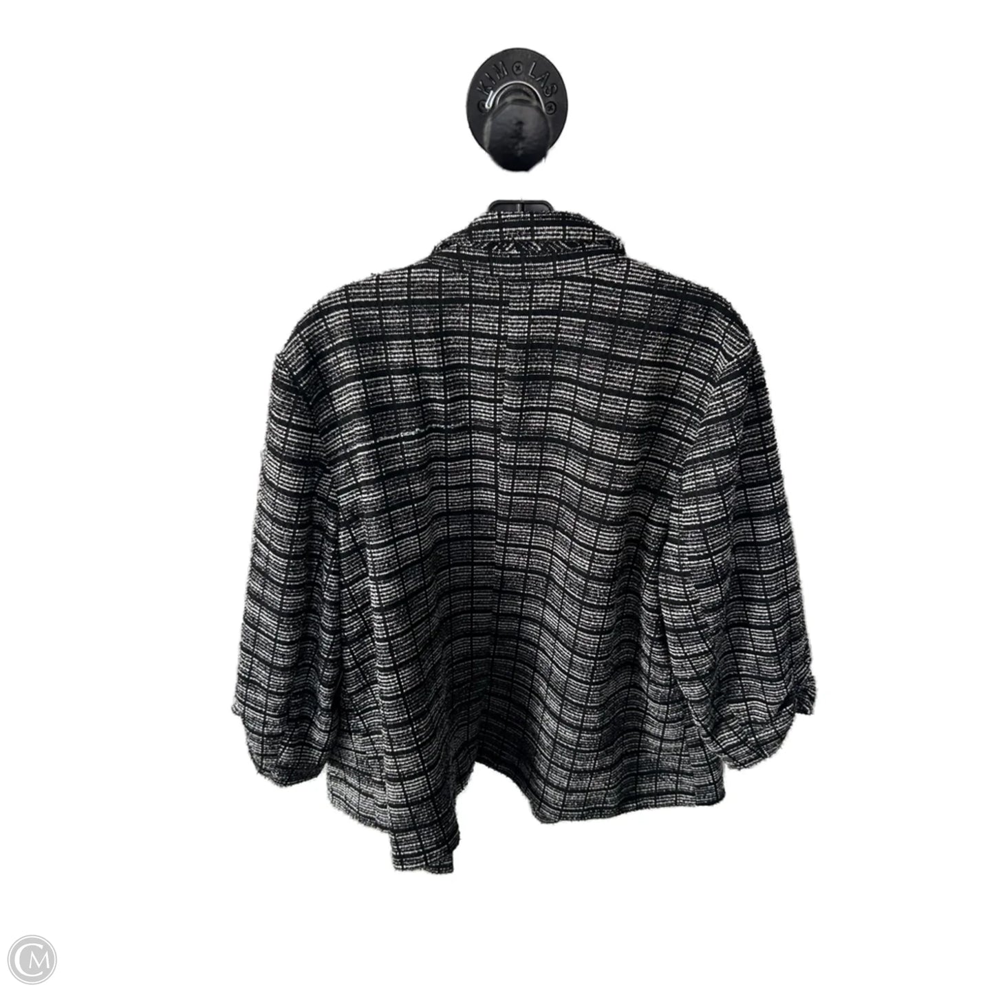 Blazer By Elle In Black & White, Size: Xxl