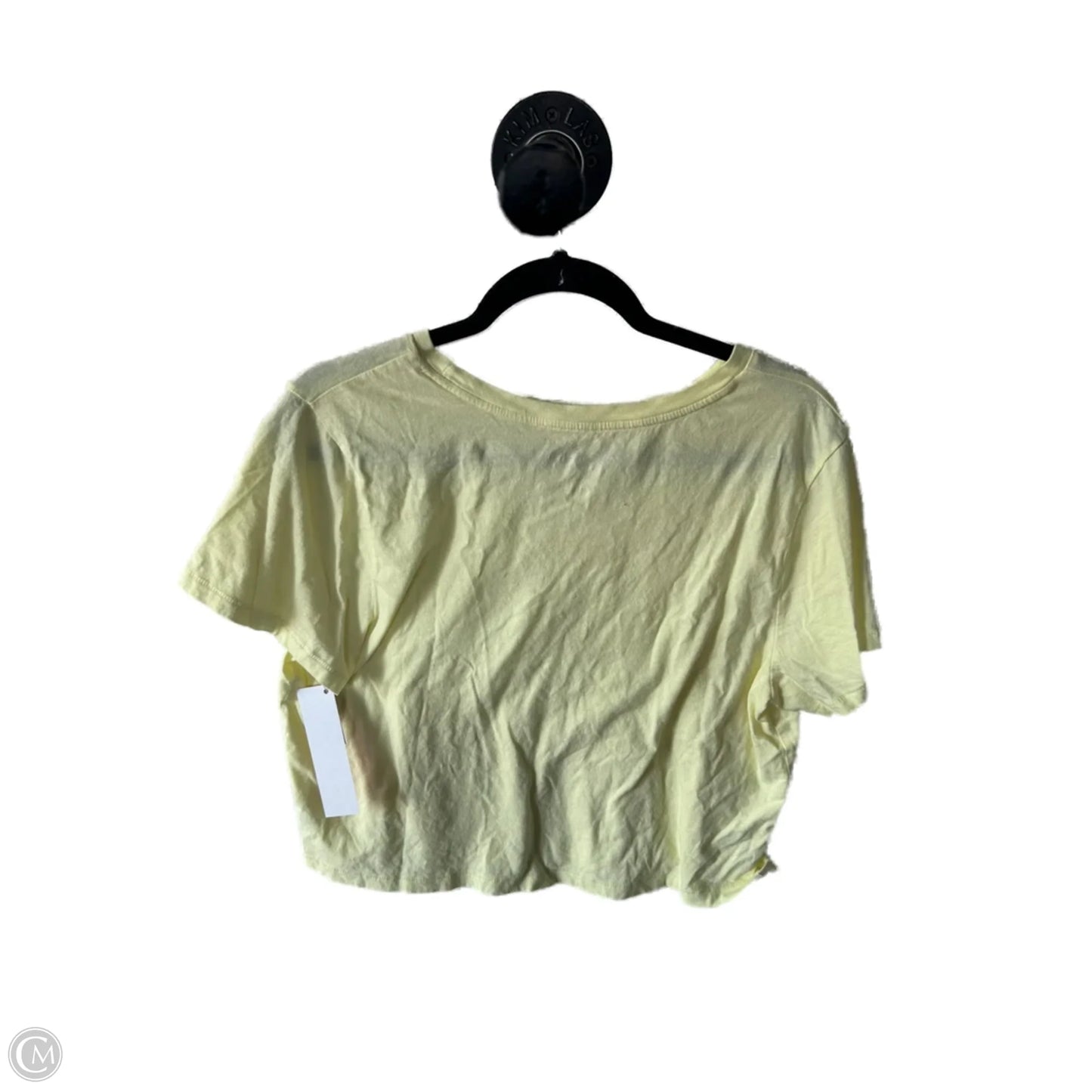 Top Short Sleeve Basic By Universal Thread In Yellow, Size: Xxl