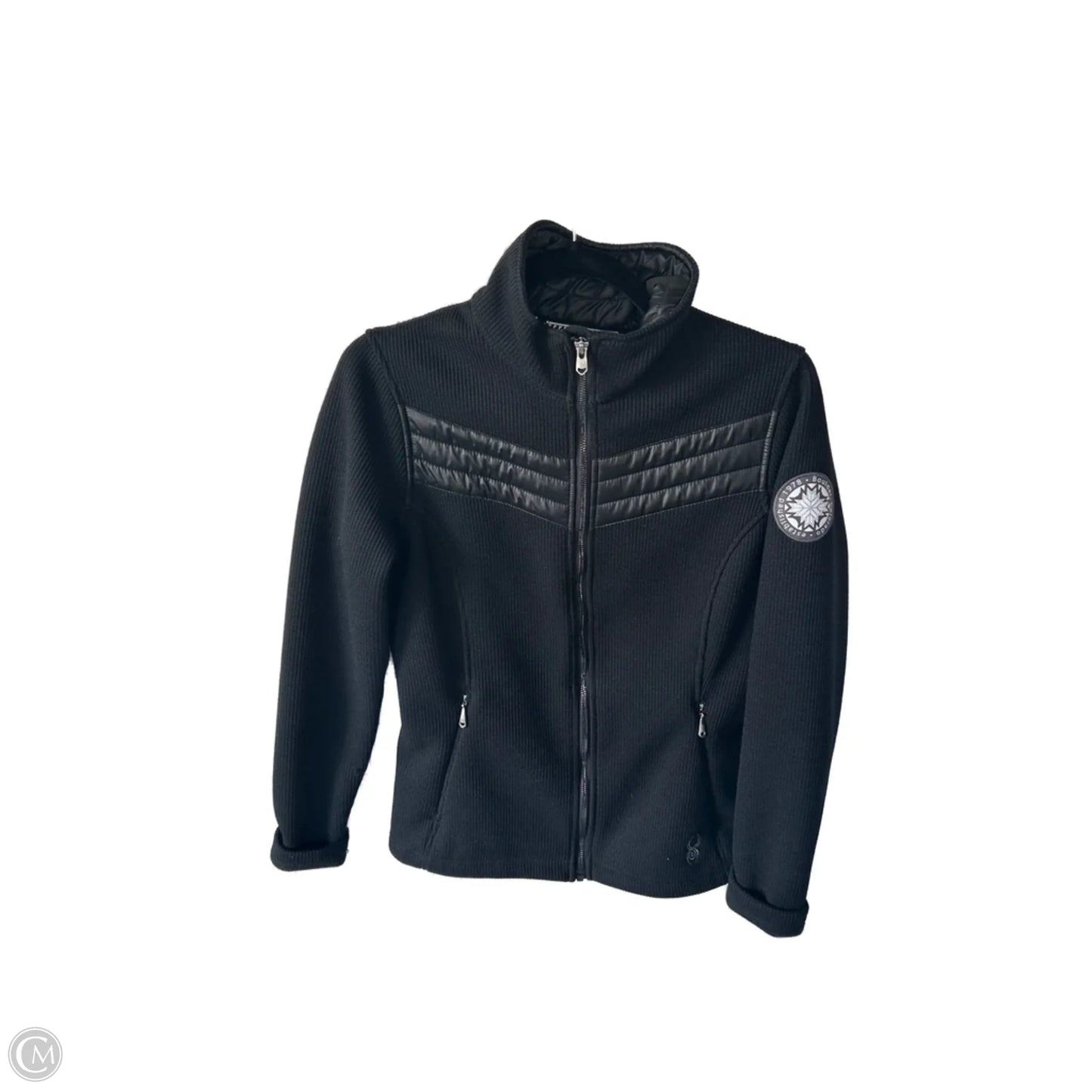 Jacket Fleece By Spyder In Black, Size: M