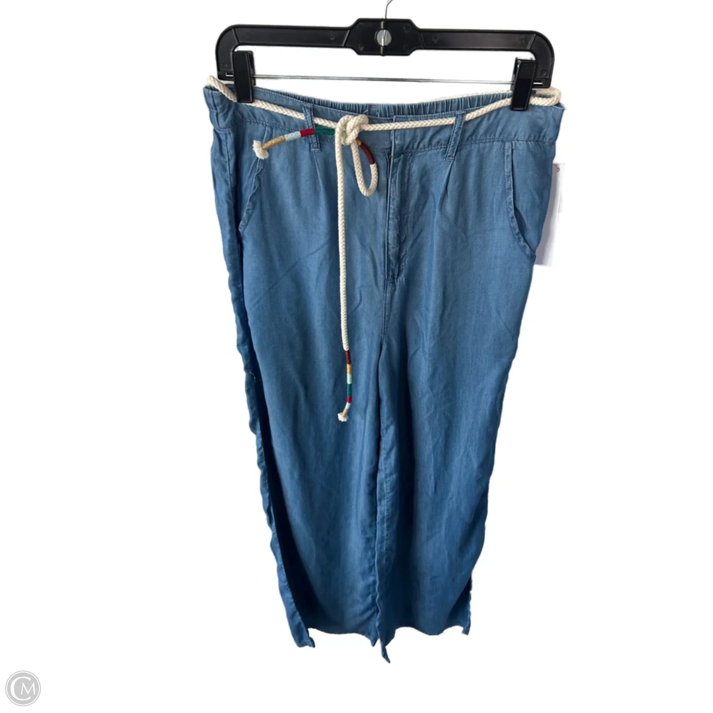 Pants Wide Leg By Harper In Blue Denim, Size: 12