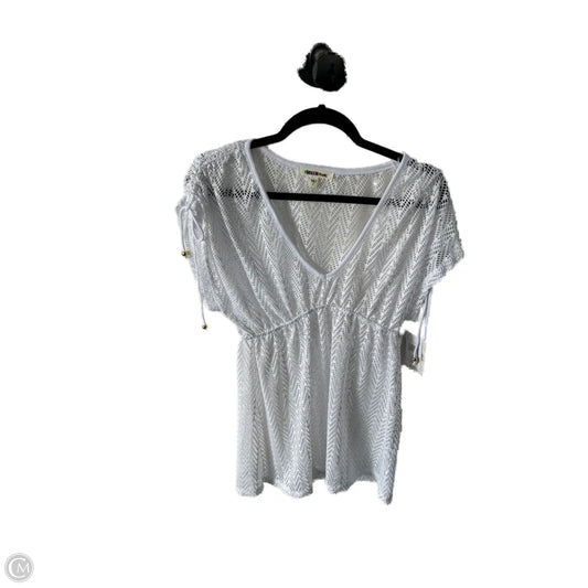 Swimwear Cover-up By Clothes Mentor In White, Size: S