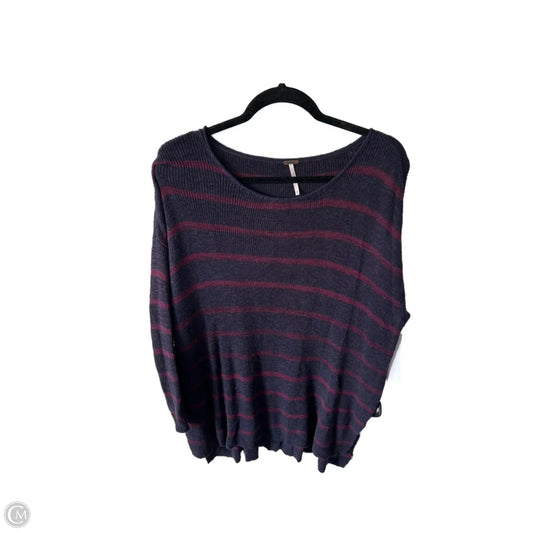 Sweater By Free People In Blue & Red, Size: S
