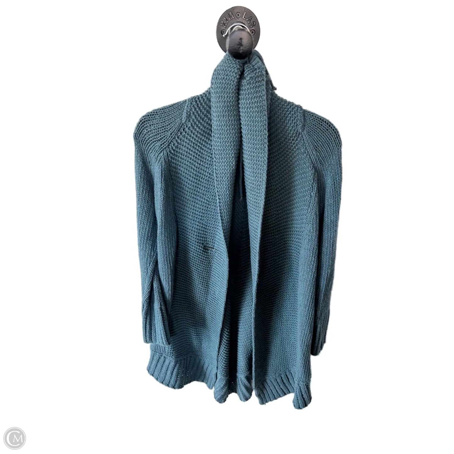 Sweater Cardigan By Clothes Mentor In Blue, Size: S