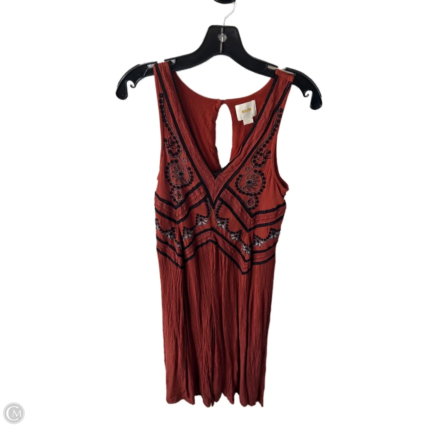 Dress Casual Midi By Maeve In Orange, Size: Xs