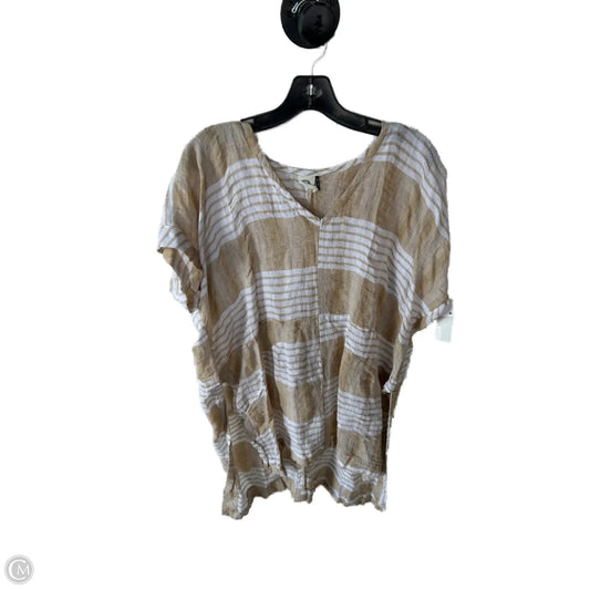 Swimwear Cover-up By Akemi And Kin In Tan & White, Size: S