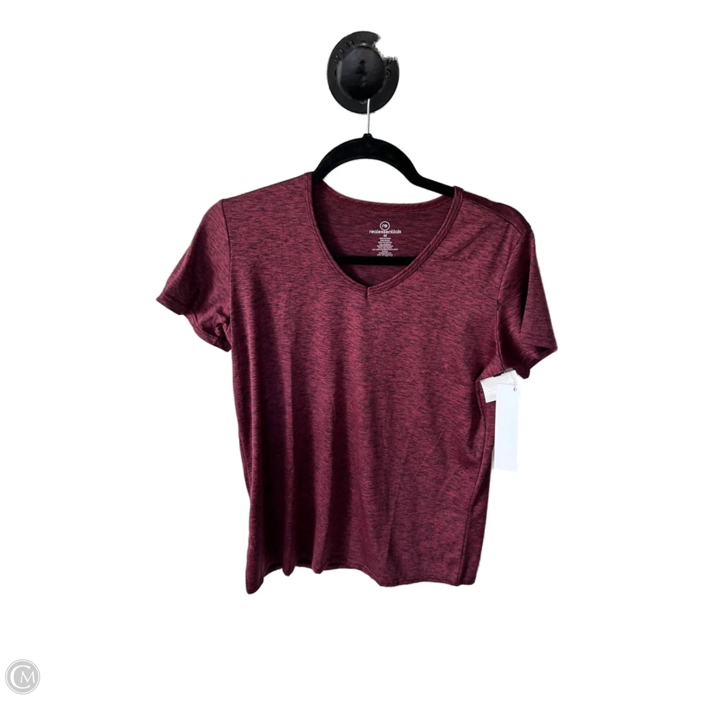 Athletic Top Short Sleeve By Clothes Mentor In Red, Size: M