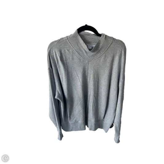 Athletic Sweatshirt Crewneck By Athleta In Grey, Size: L