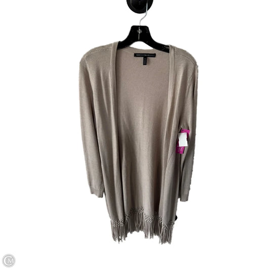 Sweater Cardigan By White House Black Market In Tan, Size: M