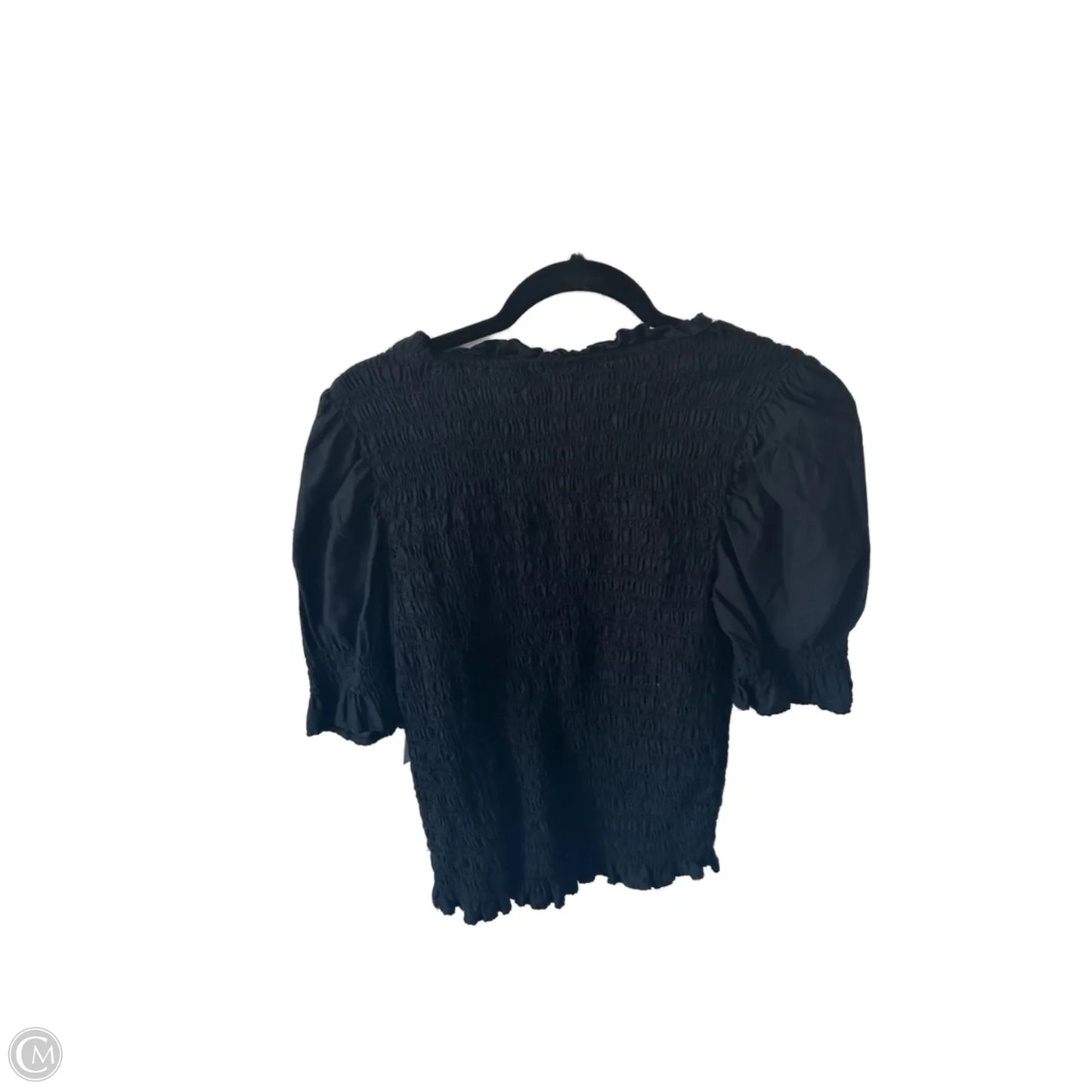Top Short Sleeve By Gap In Black, Size: M