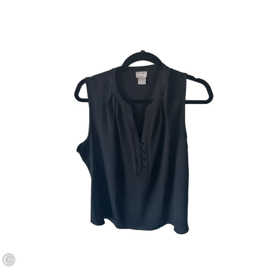 Top Sleeveless Basic By Chicos In Black, Size: Xl