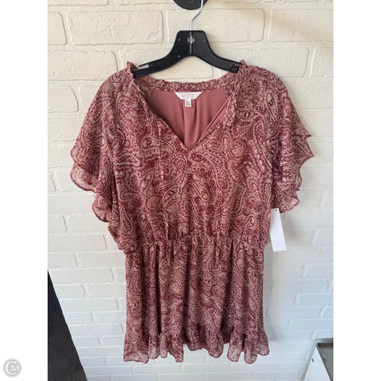 Dress Casual Short By Lc Lauren Conrad In pink, Size: Xl