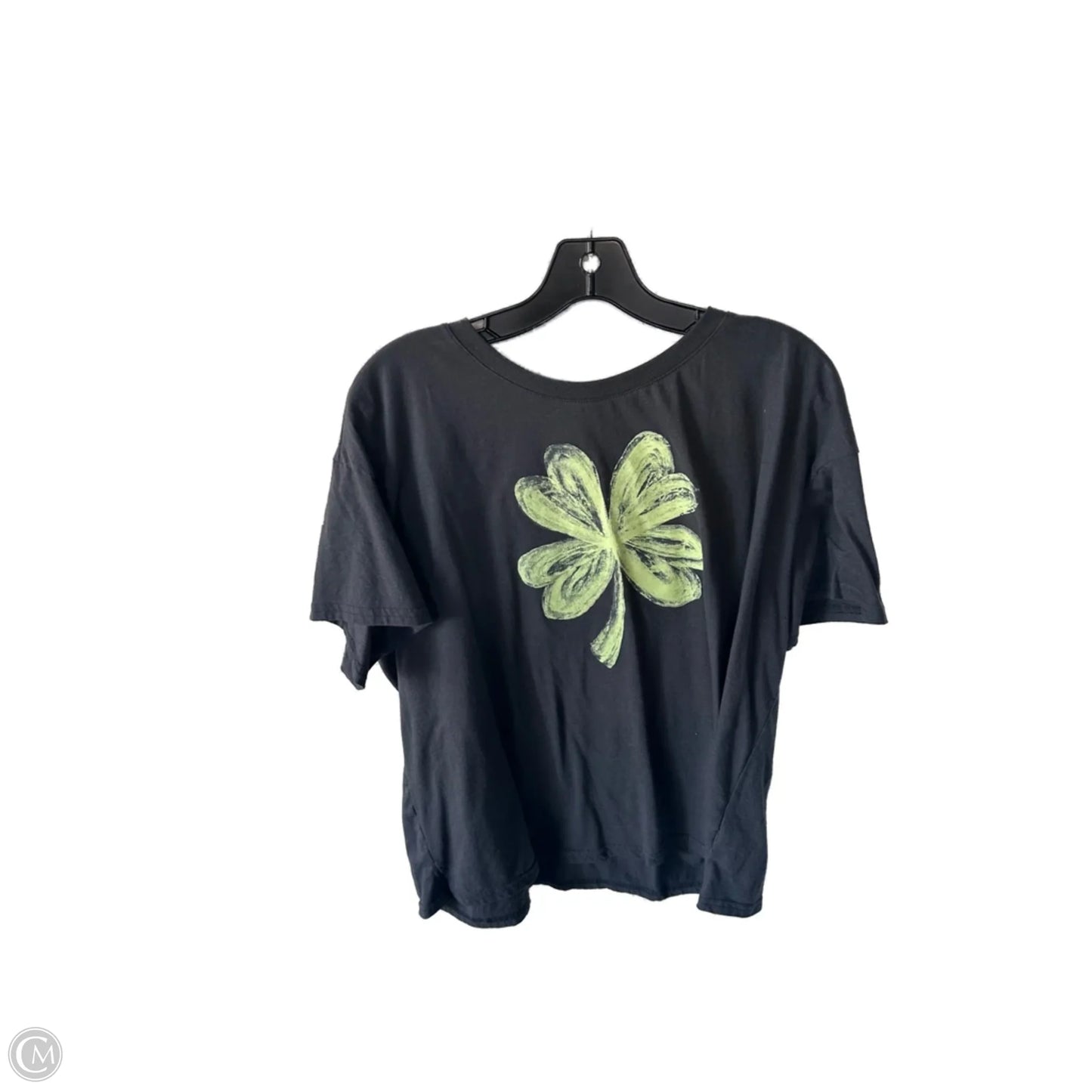 Top Short Sleeve Basic By Maurices In Grey, Size: Xxl