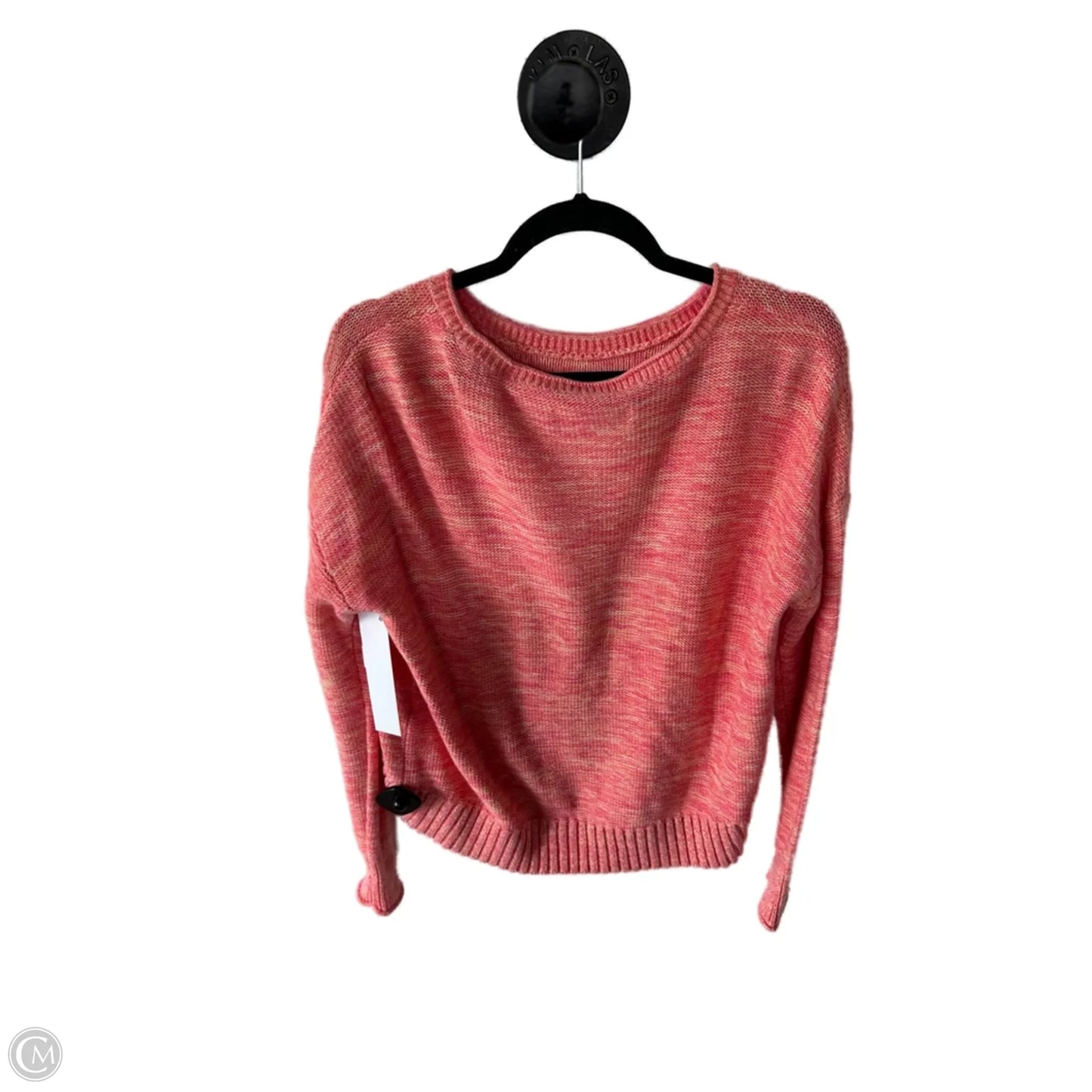 Sweater By Loft In Orange & Pink, Size: M