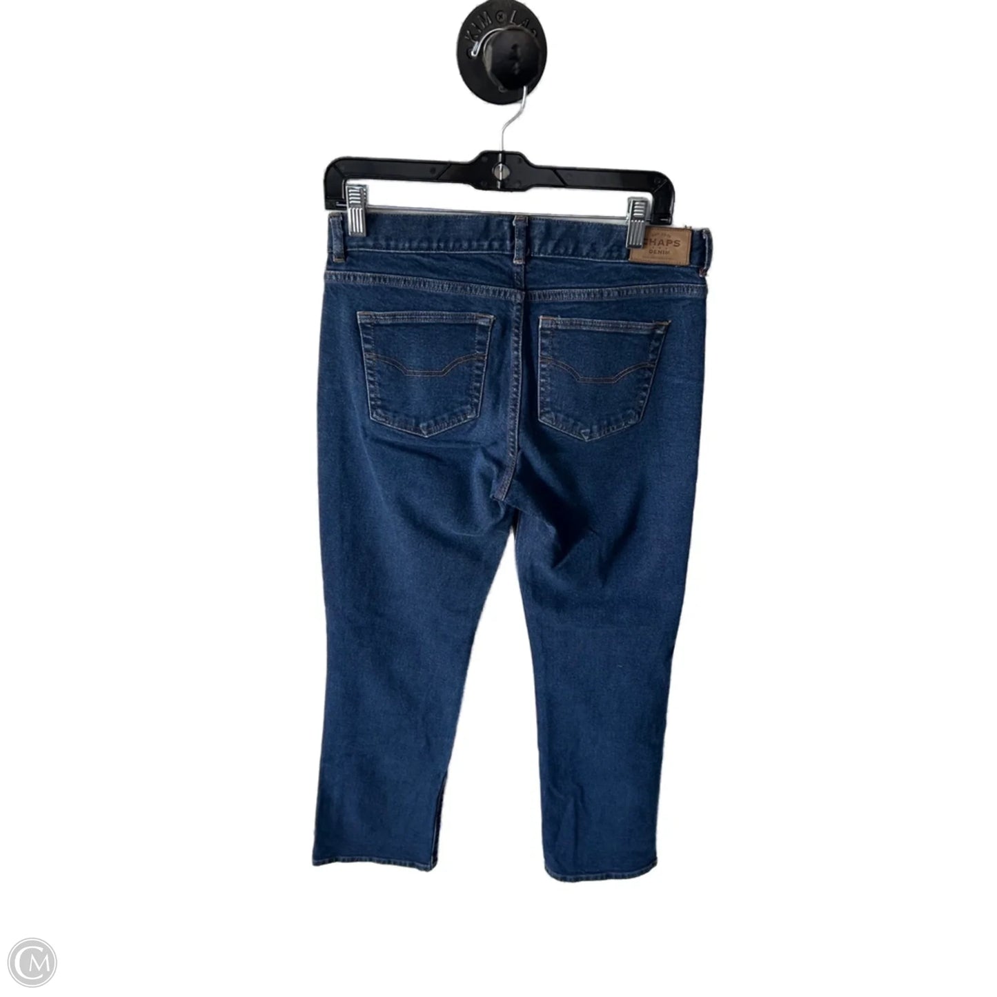 Jeans Straight By Chaps In Blue Denim, Size: 6