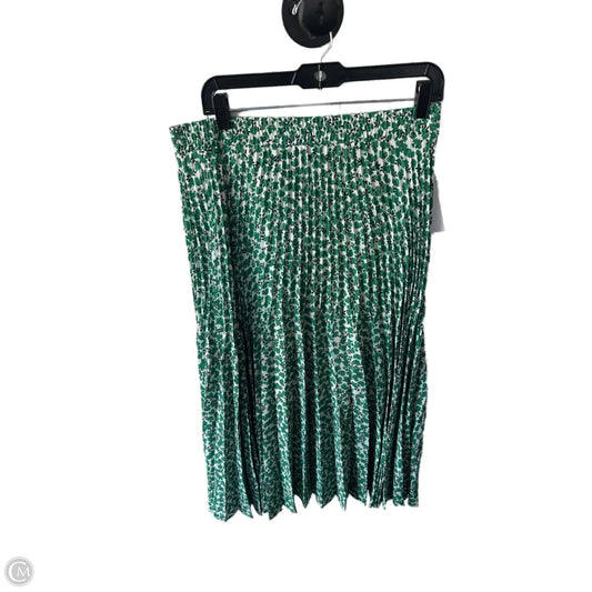 Skirt Maxi By Max Studio In Green & White, Size: 12