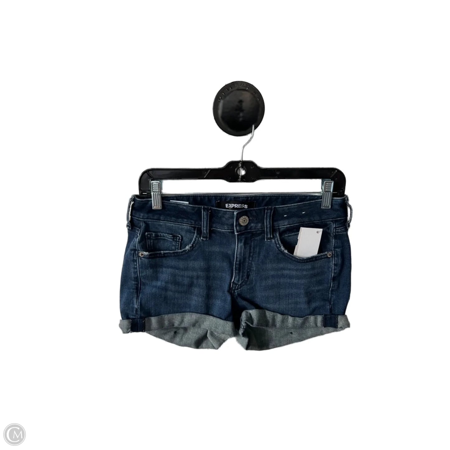 Shorts By Express In Blue Denim, Size: 0