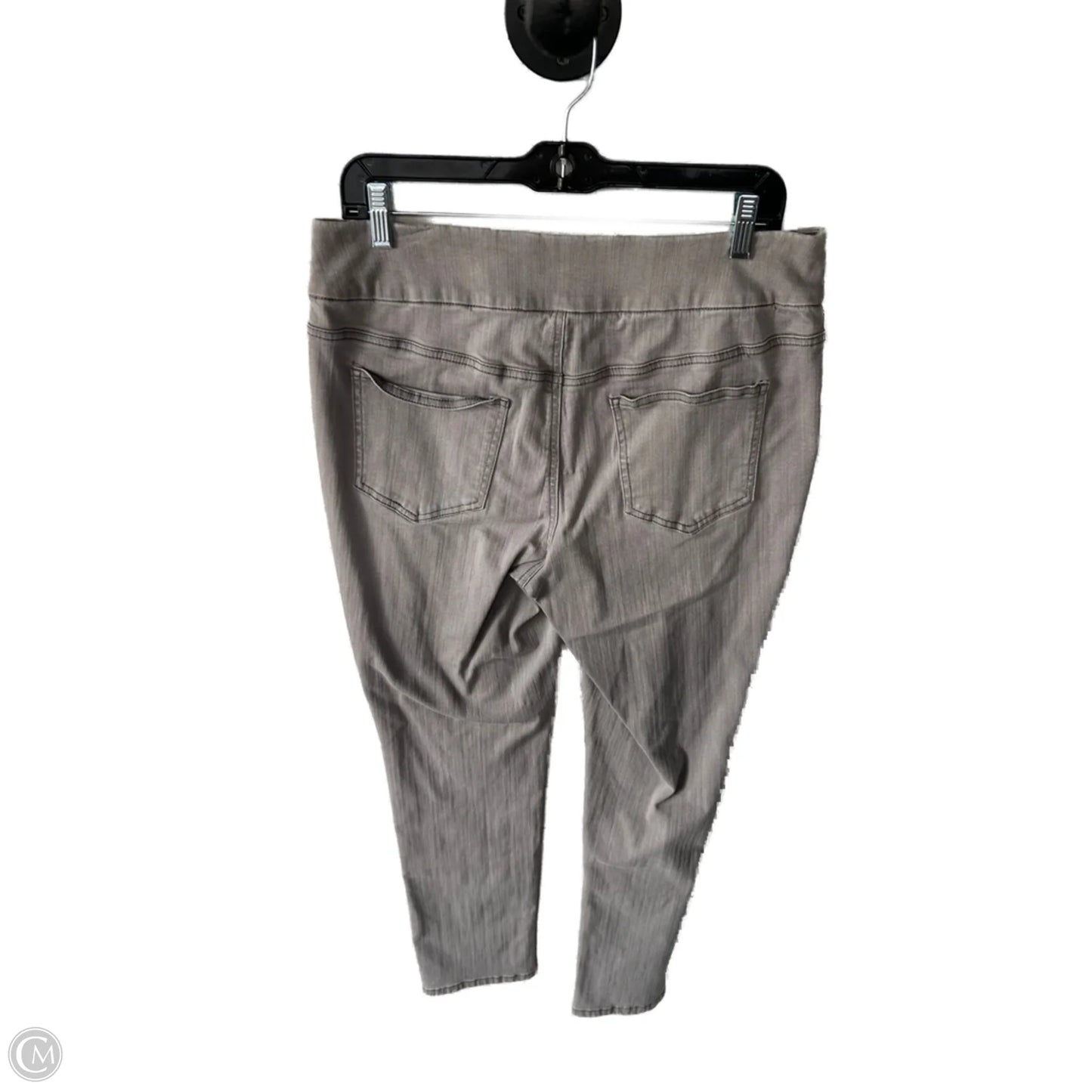 Jeans Jeggings By Chicos In Grey Denim, Size: 8