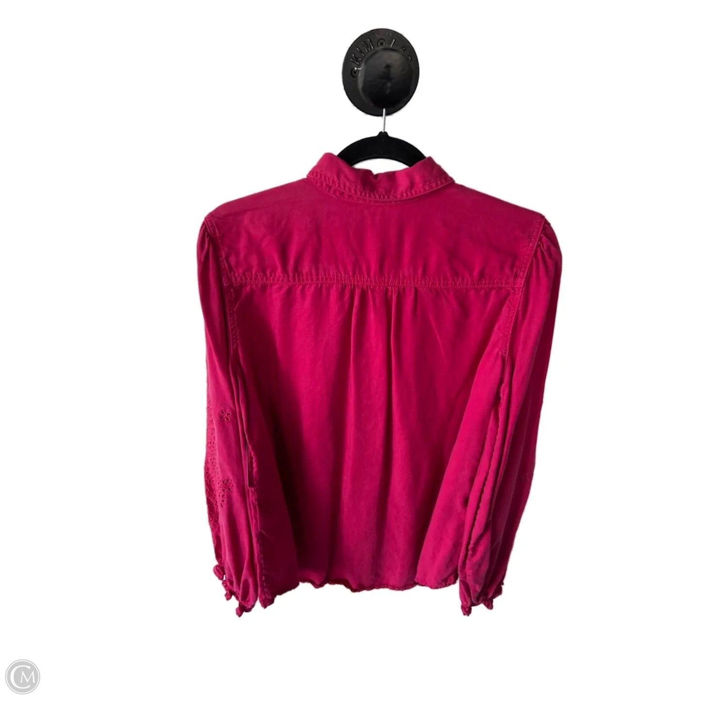 Top Long Sleeve By Chicos In Pink, Size: M