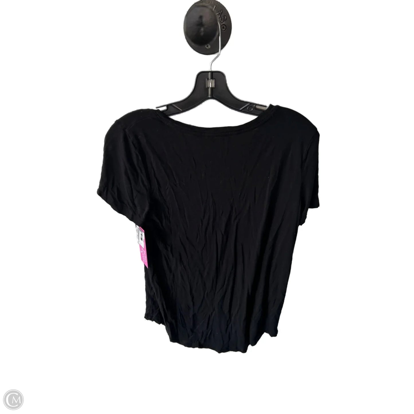 Top Short Sleeve Basic By Gap In Black, Size: M