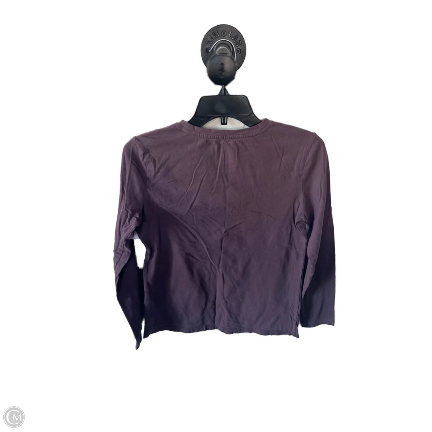 Top Long Sleeve Basic By Calvin Klein Performance In Purple, Size: S
