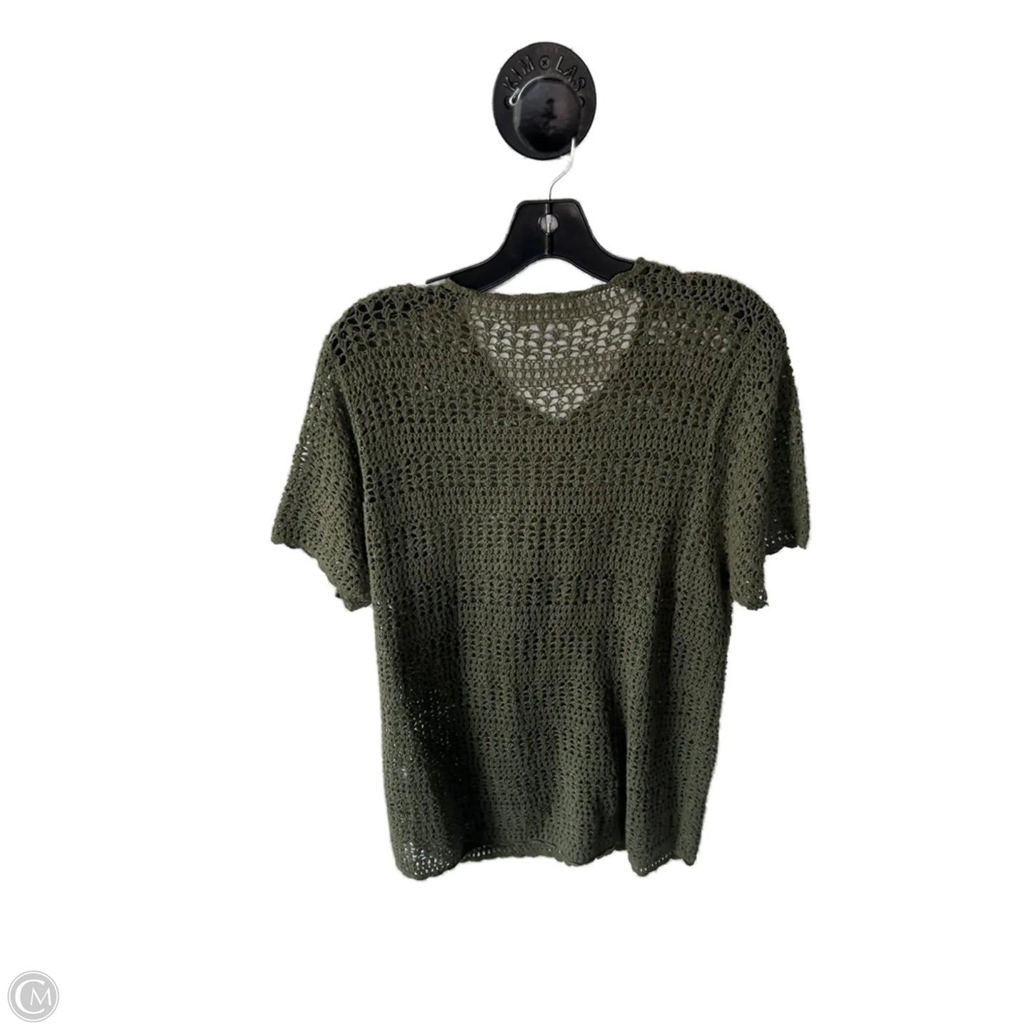 Sweater Short Sleeve By Tanjay In Green, Size: M