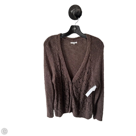 Sweater Cardigan By Maurices In Brown, Size: Xl