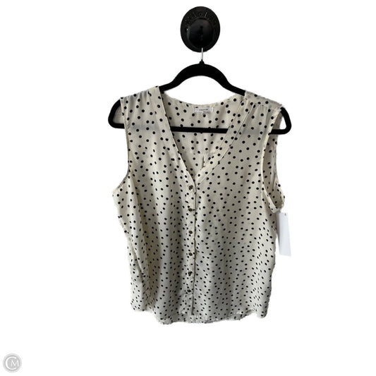Top Sleeveless By Maurices In Black & Cream, Size: Xxl