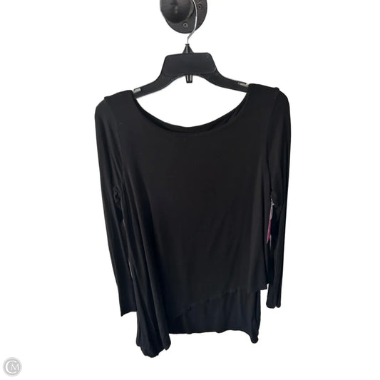 Top Long Sleeve By White House Black Market In Black, Size: M