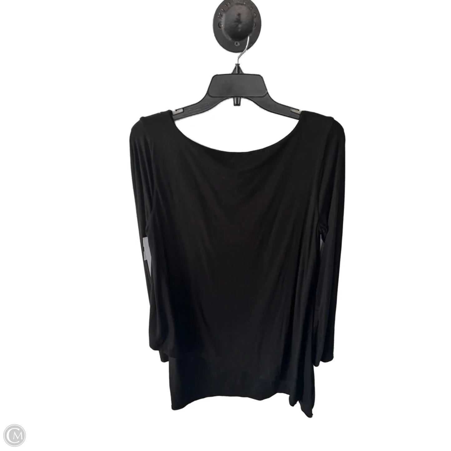 Top Long Sleeve By White House Black Market In Black, Size: M
