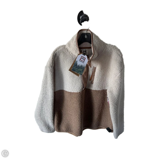 Jacket Fleece By Avalanche In Brown, Size: L