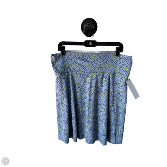 Skirt Midi By Royal Robbins In Blue & Green, Size: 12