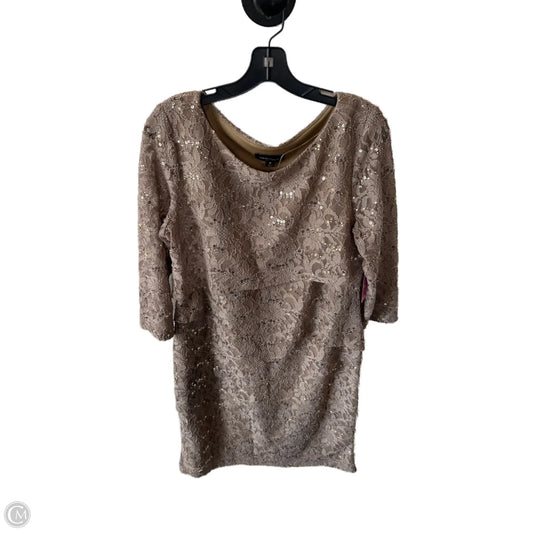 Dress Party Short By Ronnie Nicole In Bronze, Size: L
