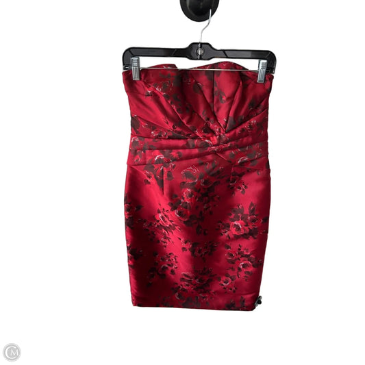 Dress Party Short By White House Black Market In Red, Size: S