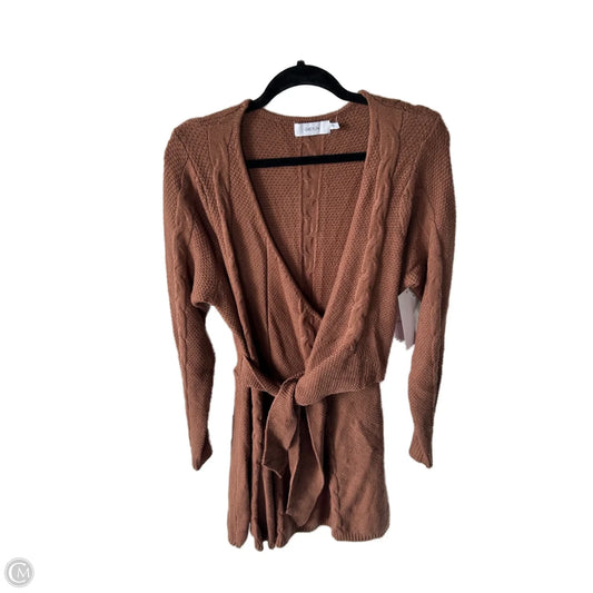 Dress Sweater By Greylin In Brown, Size: L