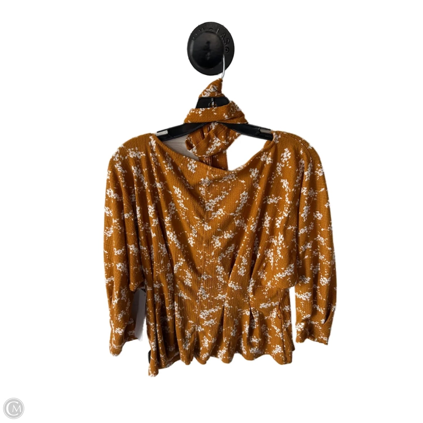 Top Long Sleeve By Anthropologie In Yellow, Size: S