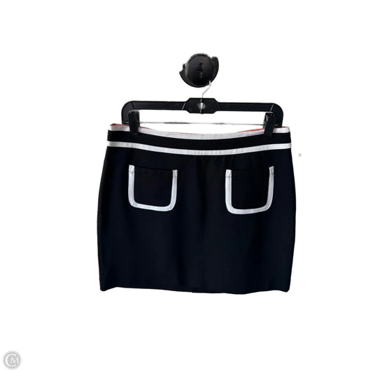 Skirt Mini & Short By Banana Republic In Black & White, Size: 8