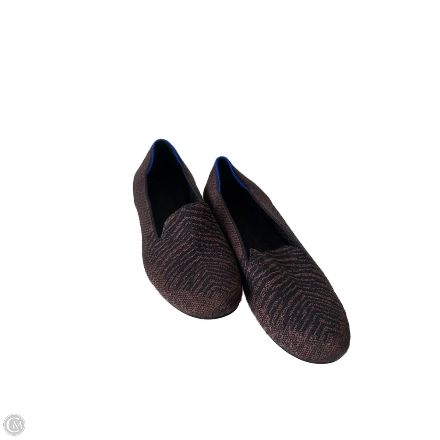 Shoes Flats By Rothys In Black & Brown, Size: 8.5
