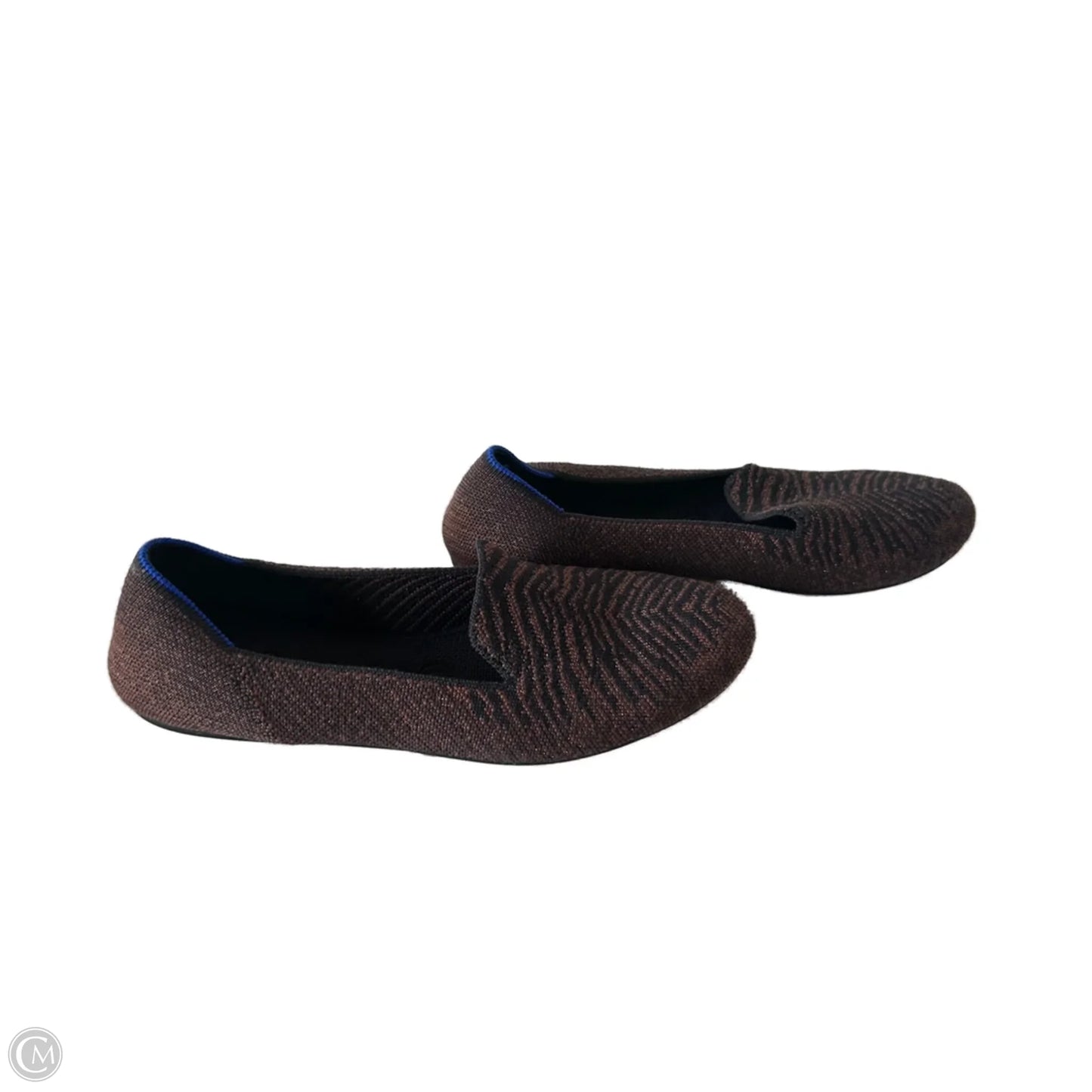Shoes Flats By Rothys In Black & Brown, Size: 8.5