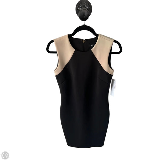 Dress Work By Dkny In Black & Tan, Size: Xs