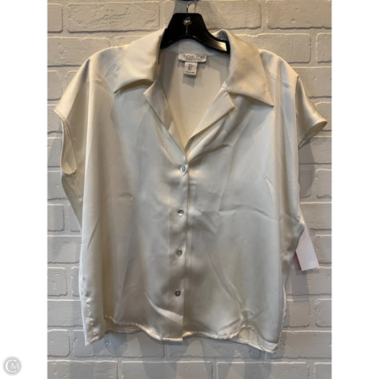 Top Short Sleeve By Rachel Zoe In Cream, Size: S