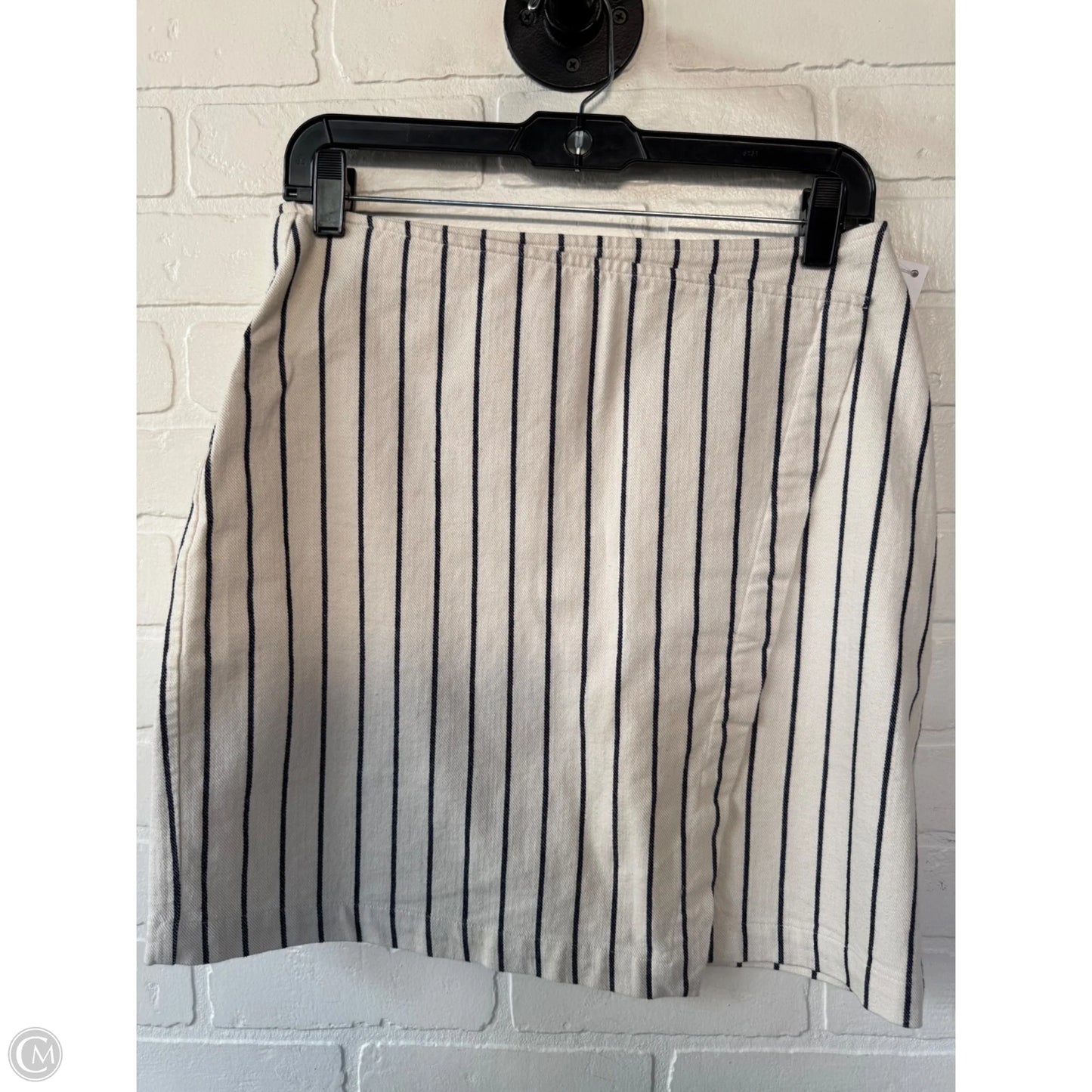 Skirt Mini & Short By Madewell In Black & Cream, Size: 8