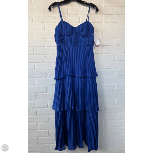 Dress Party Midi By Lulus In Blue, Size: S