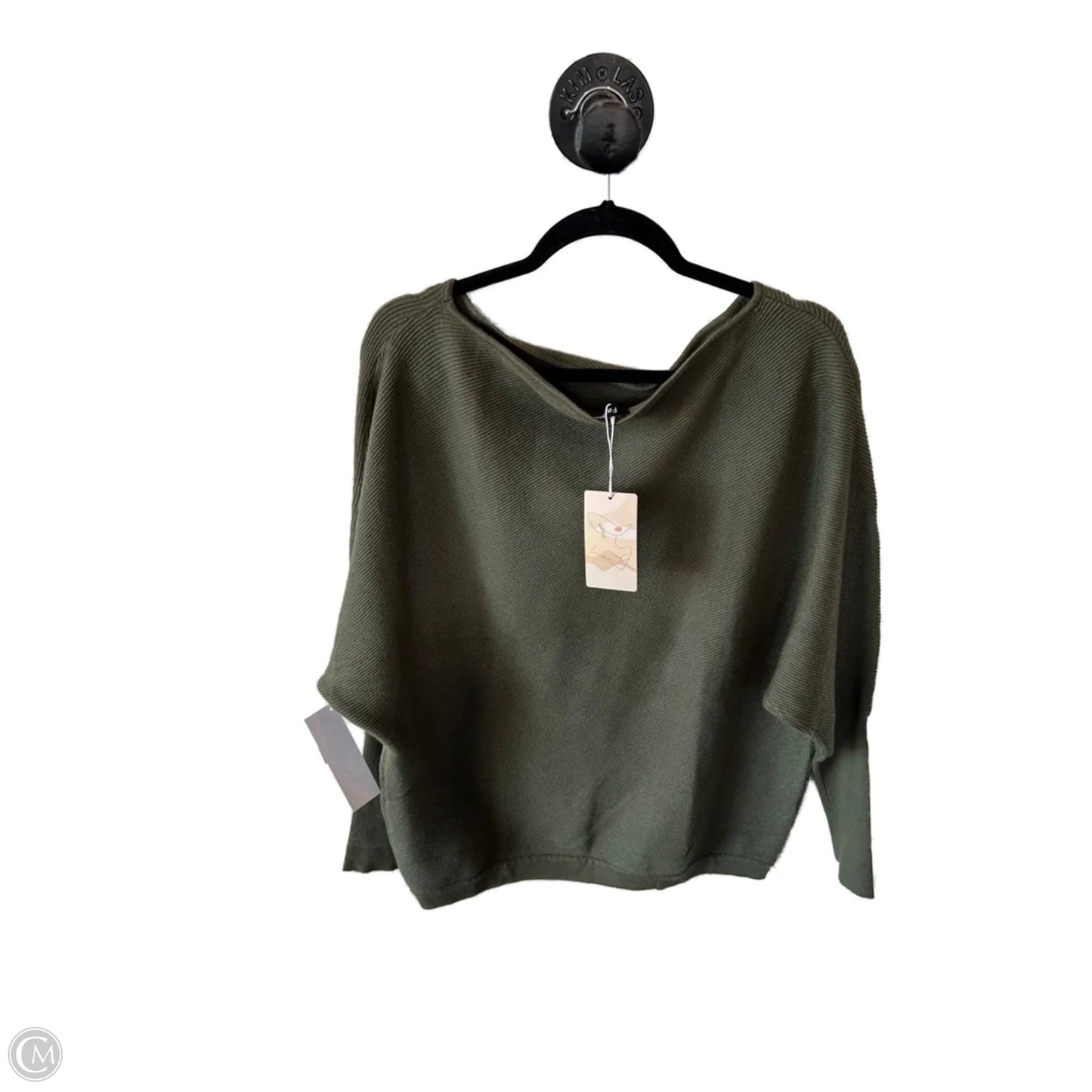 Sweater By Clothes Mentor In Green, Size: L