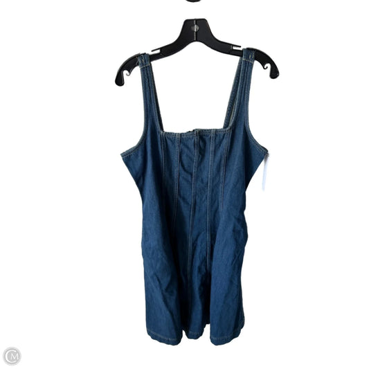 Dress Casual Midi By Free Assembly In Blue Denim, Size: L